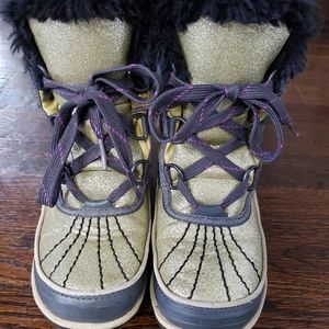 Sorel Little Girl's Size 11 Tivoli II glitter boot